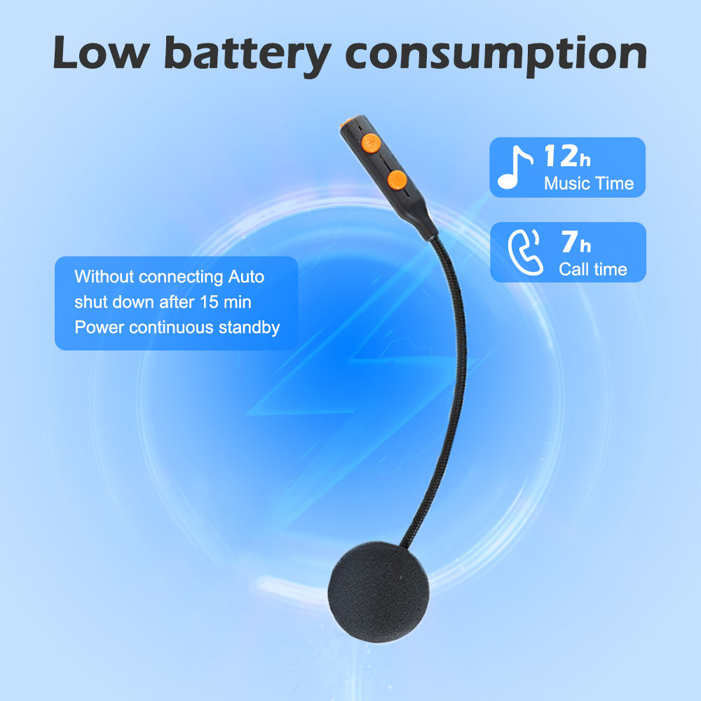Bluetooth Headset On Ear - Auricolare Bluetooth 5.3 Kihous per Casco