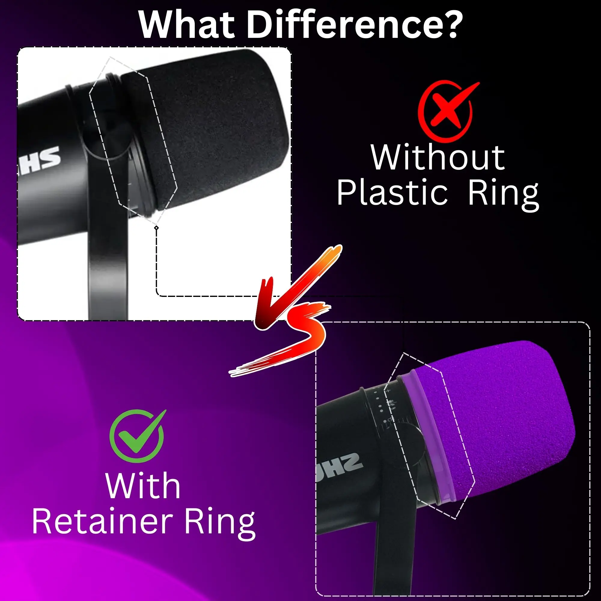 Schiuma MV7 per Microfoni Shur - Shure Mic Sm7B recensione e prezzo