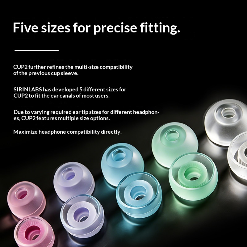 SIRINLABS TipsA CUP2 Cuscinett - Silicone Ear Tip Replacement recensione e prezzo