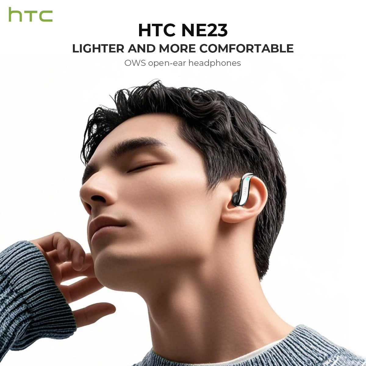 Cuffie Bluetooth Open-Ear HTC  - Earbuds Charging Case recensione e prezzo