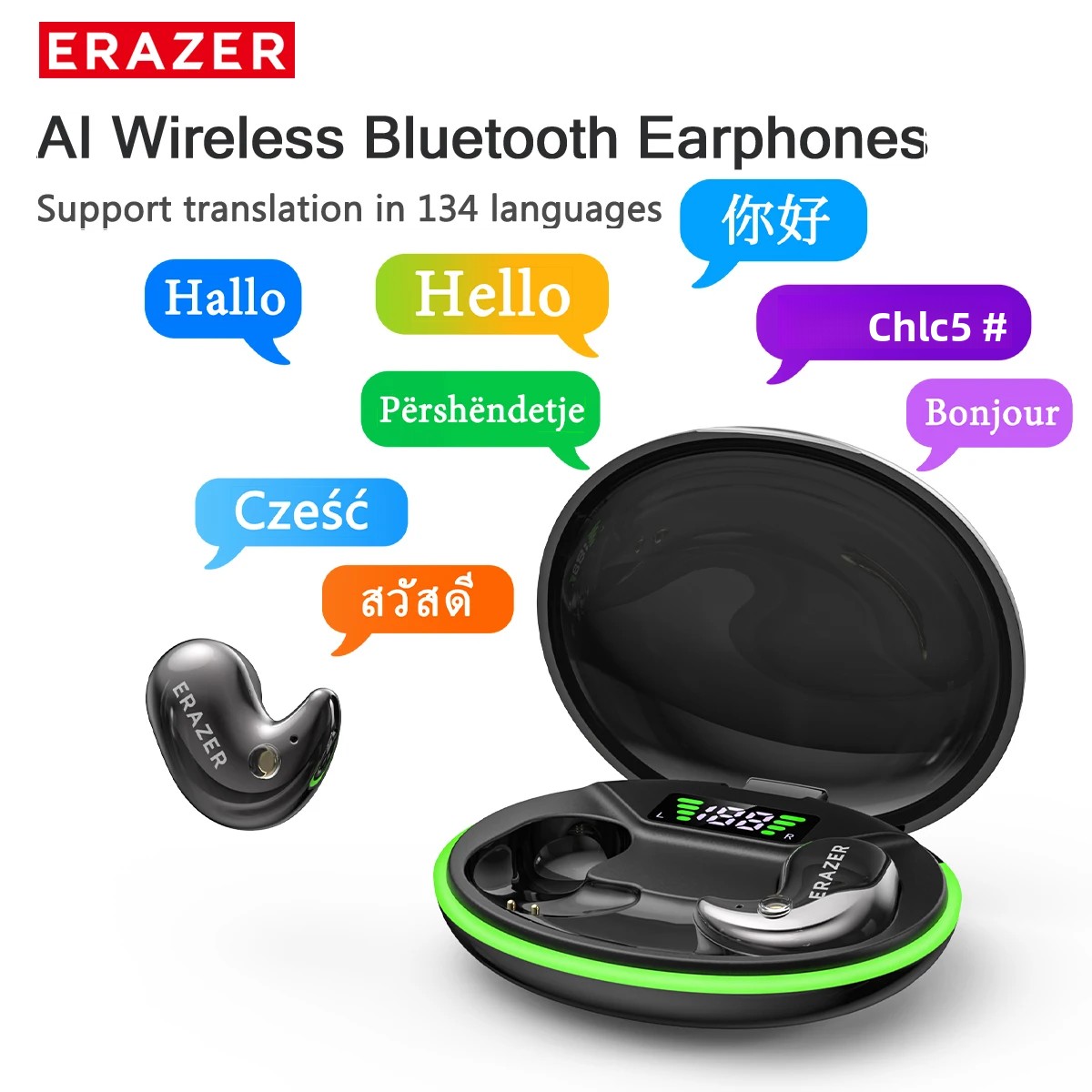 Cuffie Bluetooth In-Ear EARZER - Earbuds Charging Case recensione e prezzo
